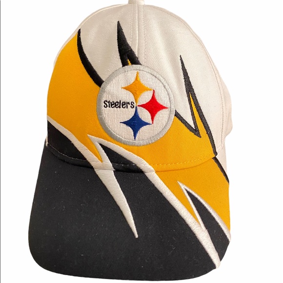 VINTAGE Pittsburgh Steelers Shark tooth adjustable - Picture 1 of 3